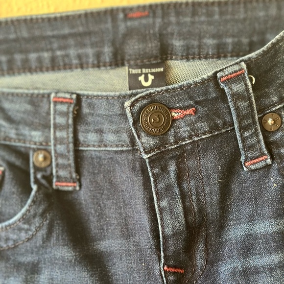 True Religion Geno Big T Flap Slim Jeans Size 20 - Picture 4 of 7